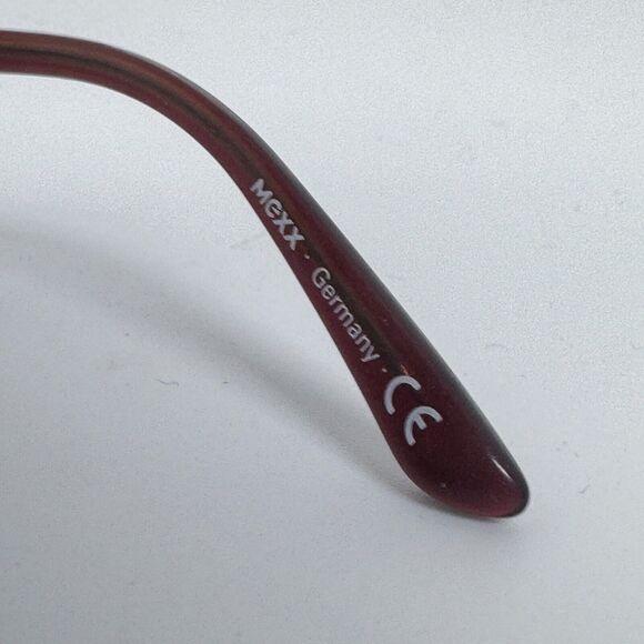 Glasses MEXX 2520 Transparent Red Cat Eye Oval Eyeglass Frame H16073 - Picture 6 of 7